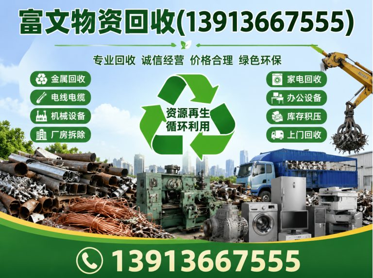 虹口区废旧物资回收展示图